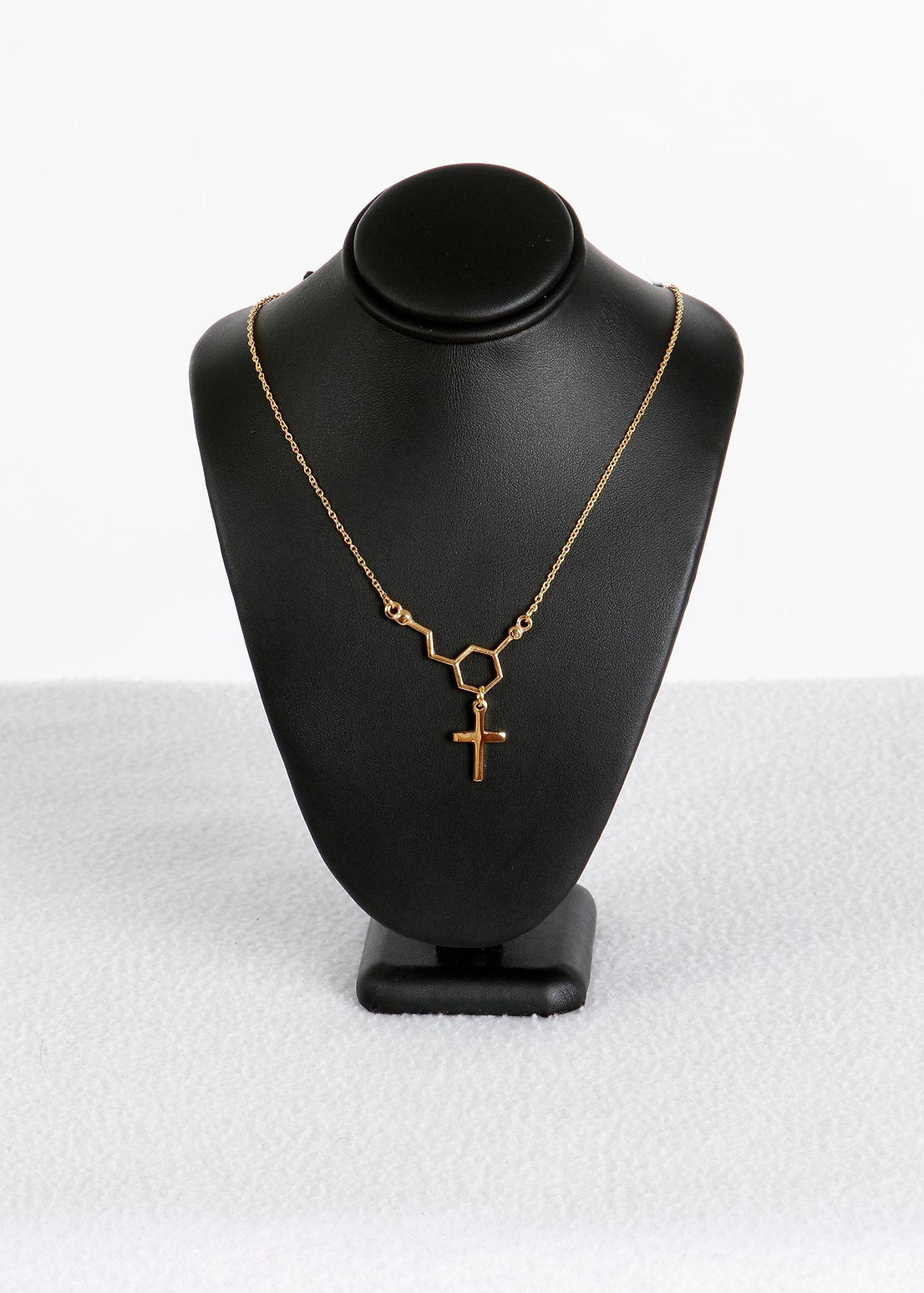 Molecular Prayer Bond Women's Dangling Pendant and Chain